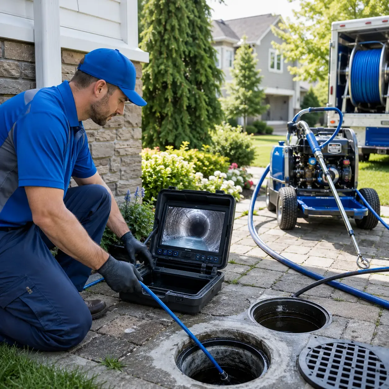 Outdoor drain cleaning professionals serving Jumpertown, MS
